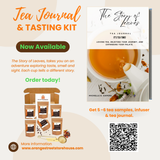 STORY OF LEAVES TEA TASTING KIT + JOURNAL & INFUSER (ADD-ON OPTIONS)